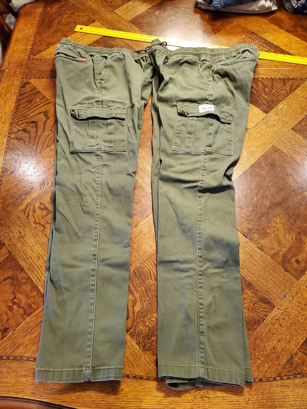 Levi's Boy's Olive Green Cargo Pants Set Of 2 Sz 14